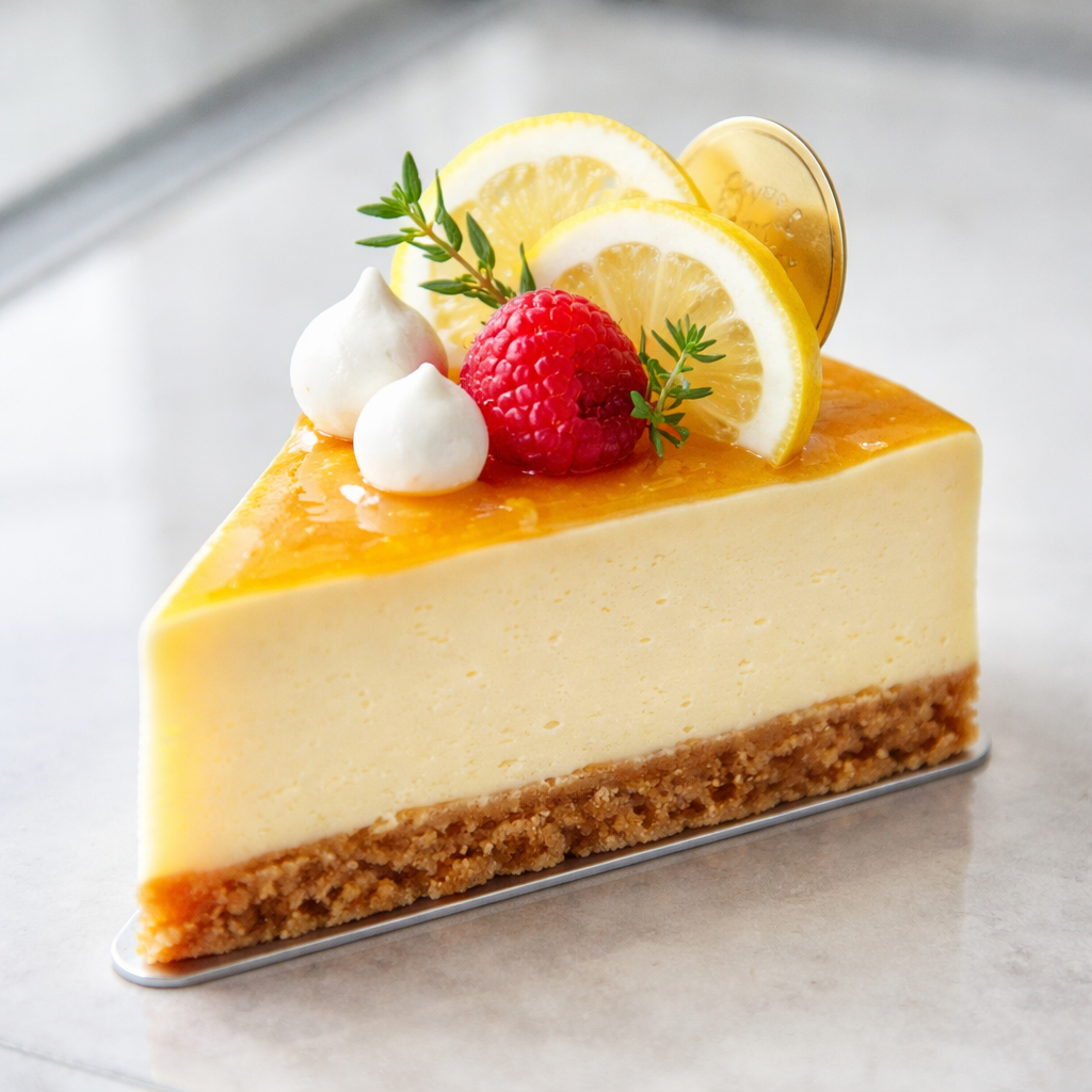 おしゃれなチーズケーキ1個