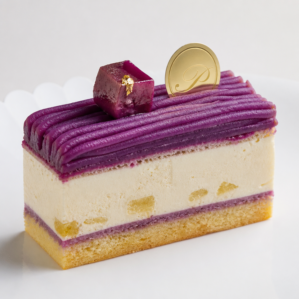 ビュッフェ　カットケーキ　紅芋　モンブラン