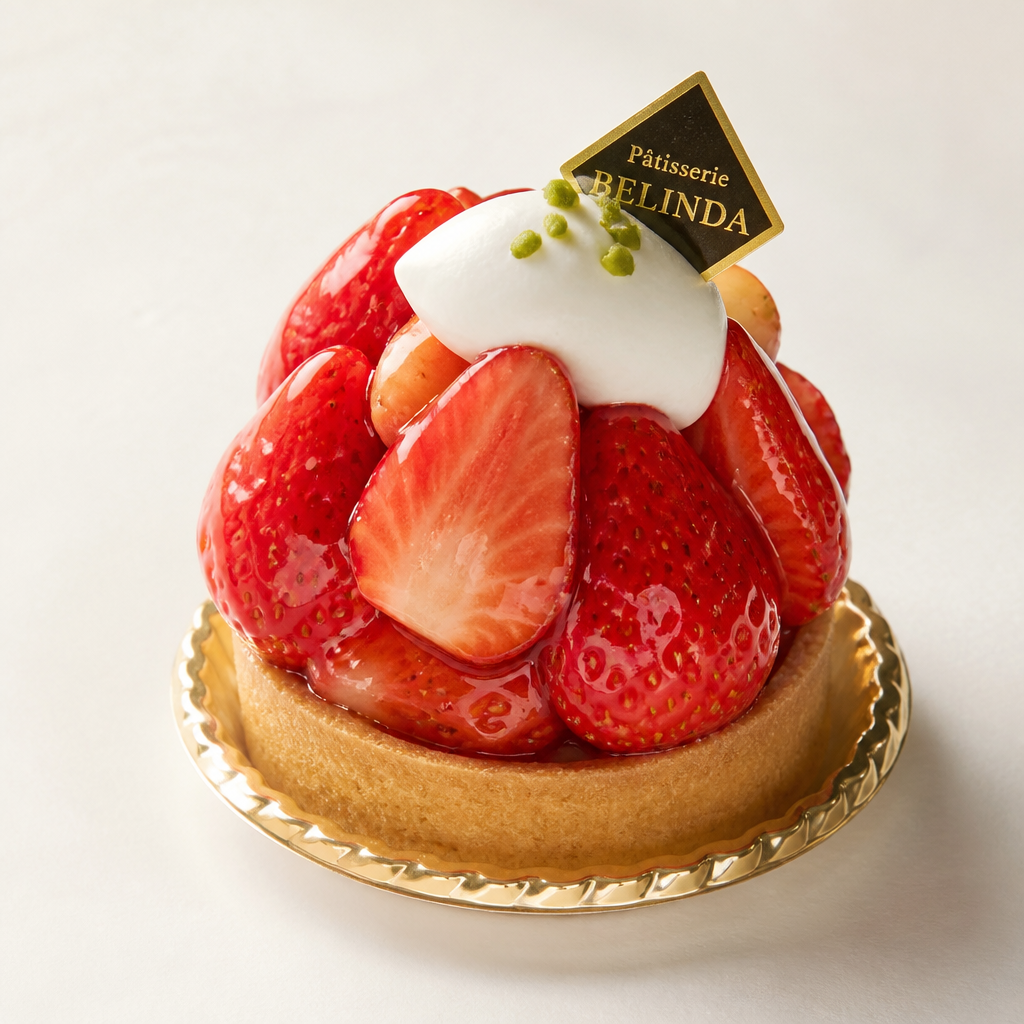 プチガトーのいちごのタルトめっちゃおいしそうなやつ