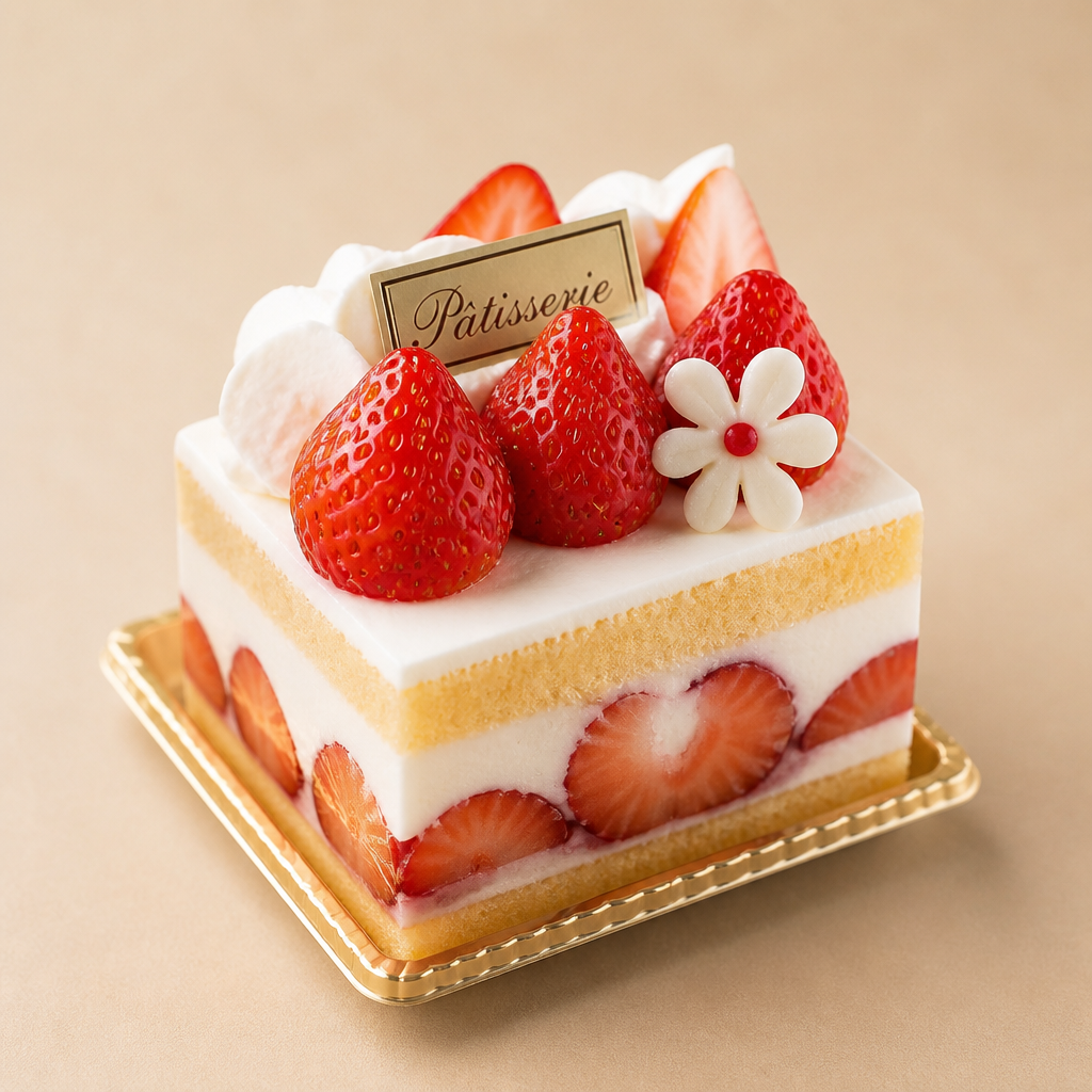 もうちょっと作った感があるケーキ