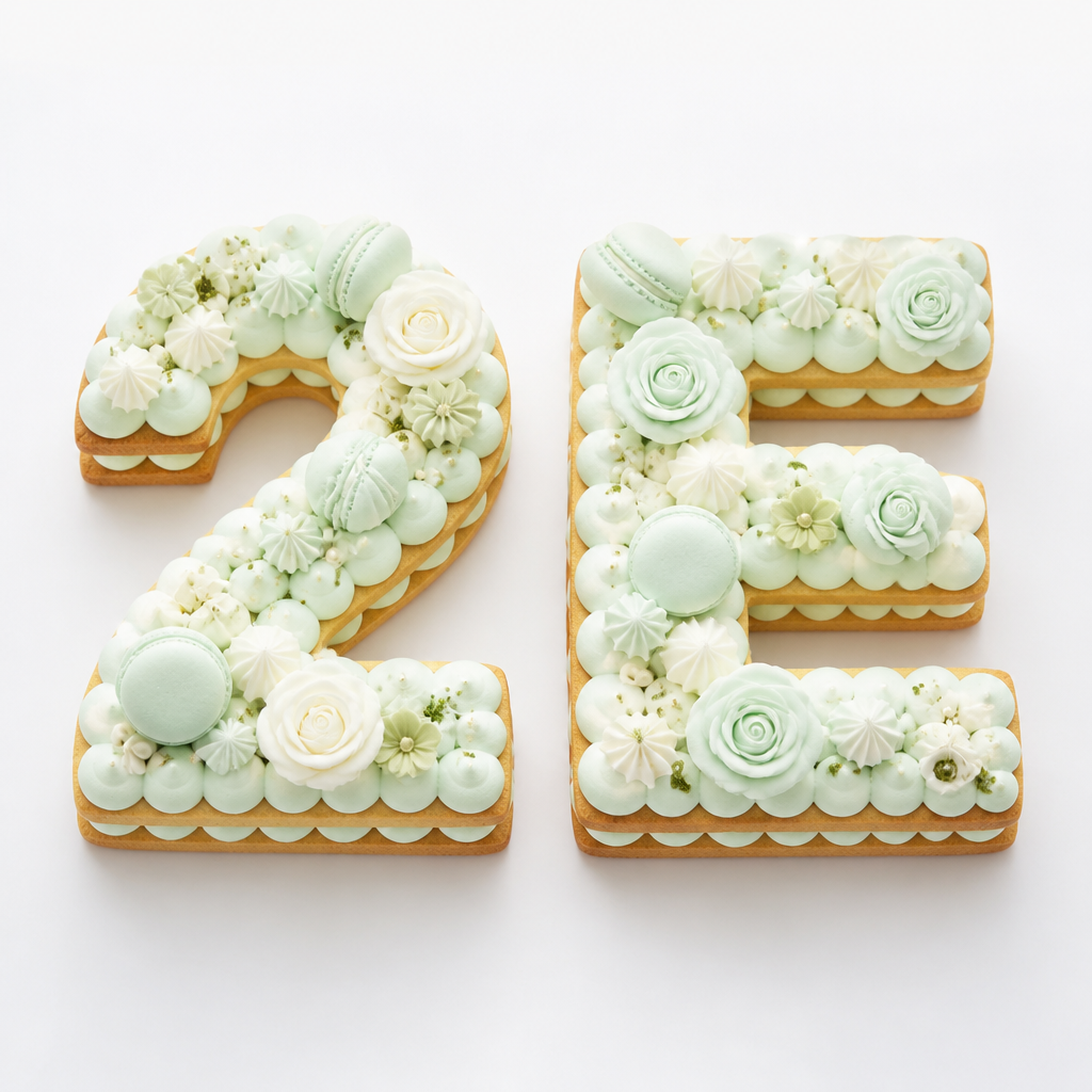 ナンバーケーキ
2E
ミントグリーン